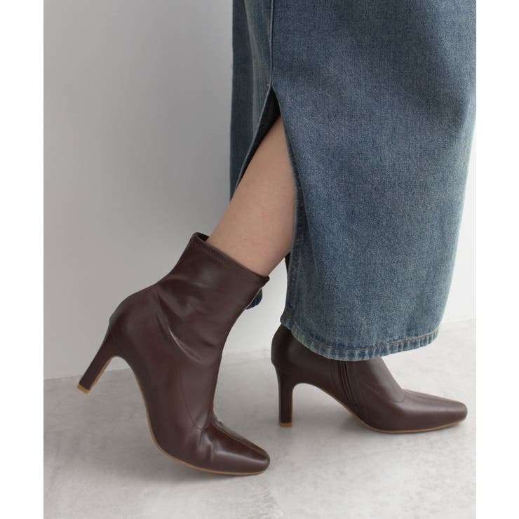 美脚も叶える大人のスタイルアップ。エッジフィットショートブーツ | futier land | 詳細画像22 