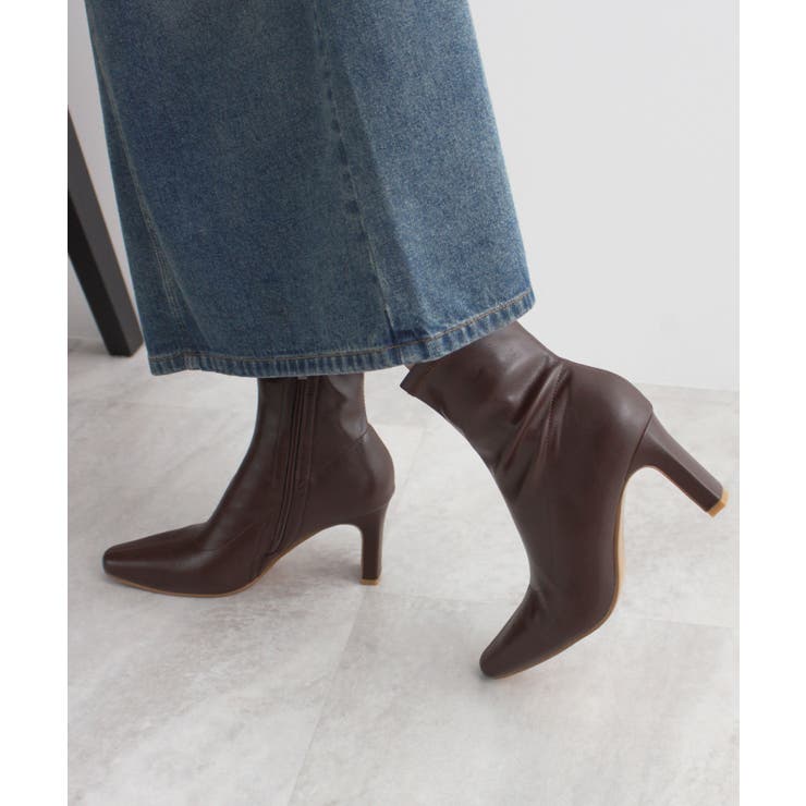 美脚も叶える大人のスタイルアップ。エッジフィットショートブーツ | futier land | 詳細画像24 
