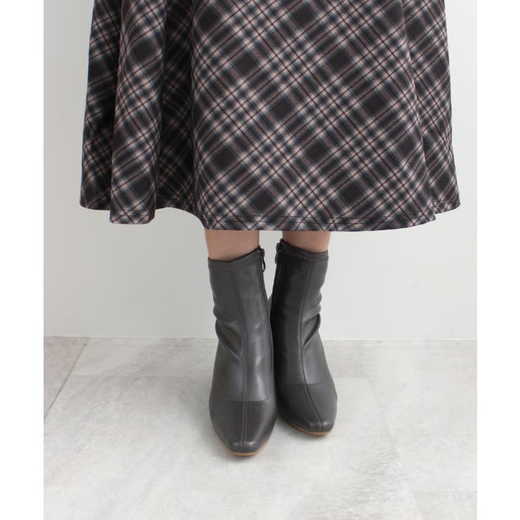 美脚も叶える大人のスタイルアップ。エッジフィットショートブーツ | futier land | 詳細画像36 