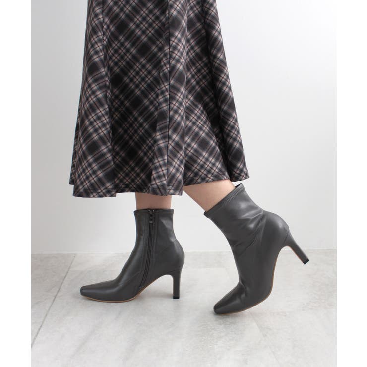 美脚も叶える大人のスタイルアップ。エッジフィットショートブーツ | futier land | 詳細画像38 
