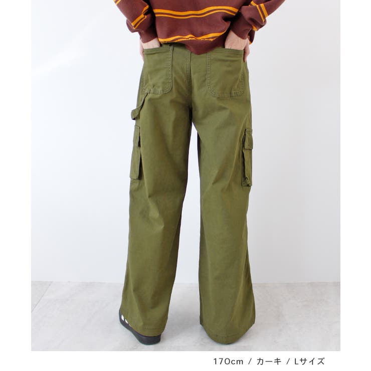 《ABYS》ゆるっとキマる、主役ボトム。ワイドカーゴパンツ | futier land | 詳細画像6 