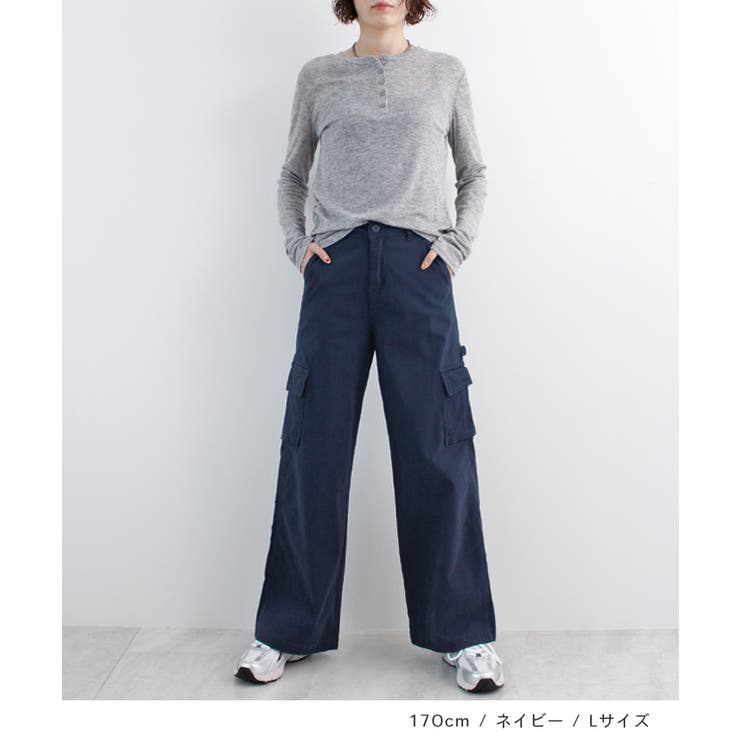 《ABYS》ゆるっとキマる、主役ボトム。ワイドカーゴパンツ | futier land | 詳細画像7 