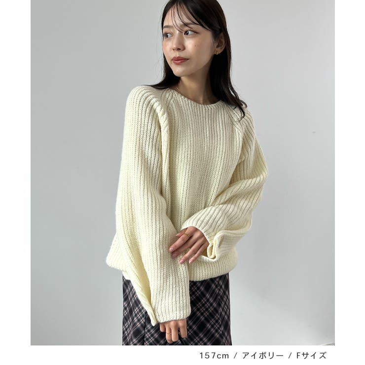 上品溢れるアクセント。袖ボタンKNIT | futier land | 詳細画像9 