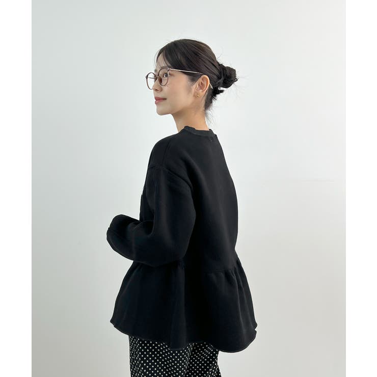 裾のフリルが映える！CLEFSロゴフリルスウェット | futier land | 詳細画像12 