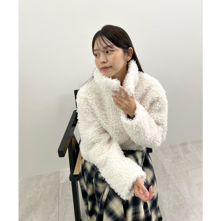 もこもこプードルファー。2wayカラープードルジャケット | futier land | 詳細画像12 