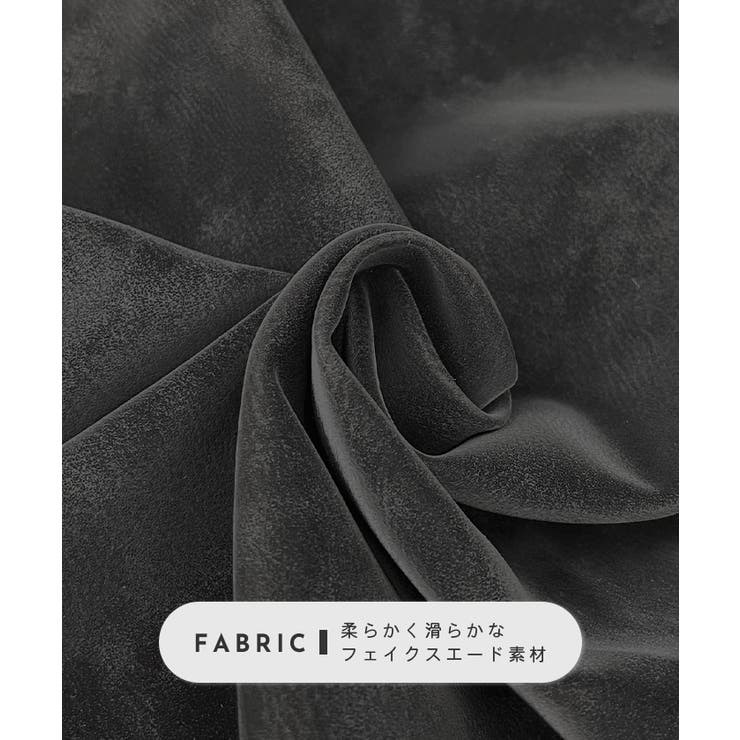 上品な質感が魅力。フェイクスエードナロースカート | futier land | 詳細画像5 