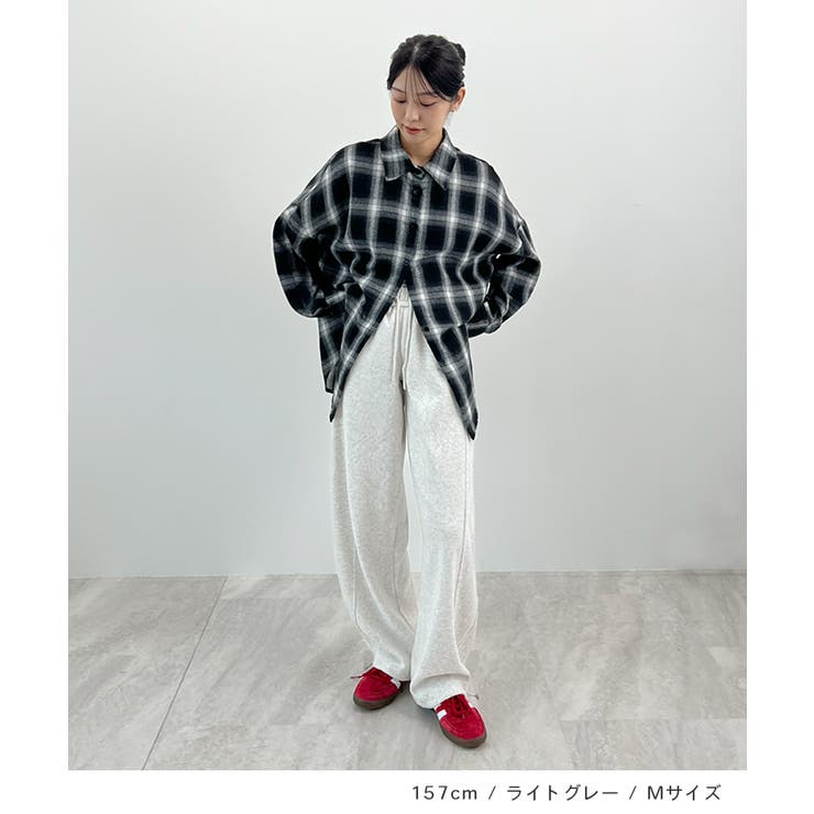 ラフに決まる。裾ドロストカーブスウェットパンツ | futier land | 詳細画像7 