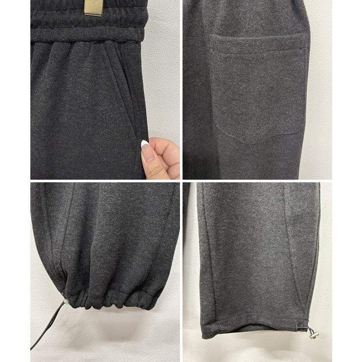 ラフに決まる。裾ドロストカーブスウェットパンツ | futier land | 詳細画像10 