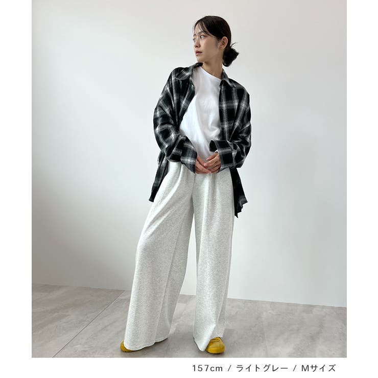 ラフだけど上品。タックスウェットパンツ | futier land | 詳細画像6 