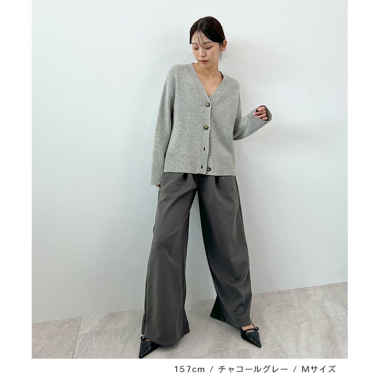 ラフだけど上品。タックスウェットパンツ | futier land | 詳細画像8 