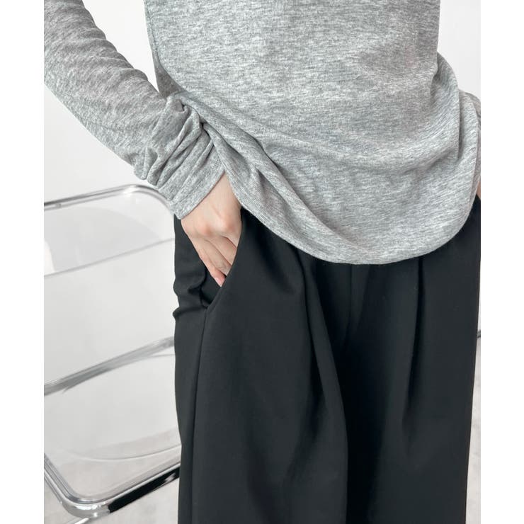 ラフだけど上品。タックスウェットパンツ | futier land | 詳細画像11 