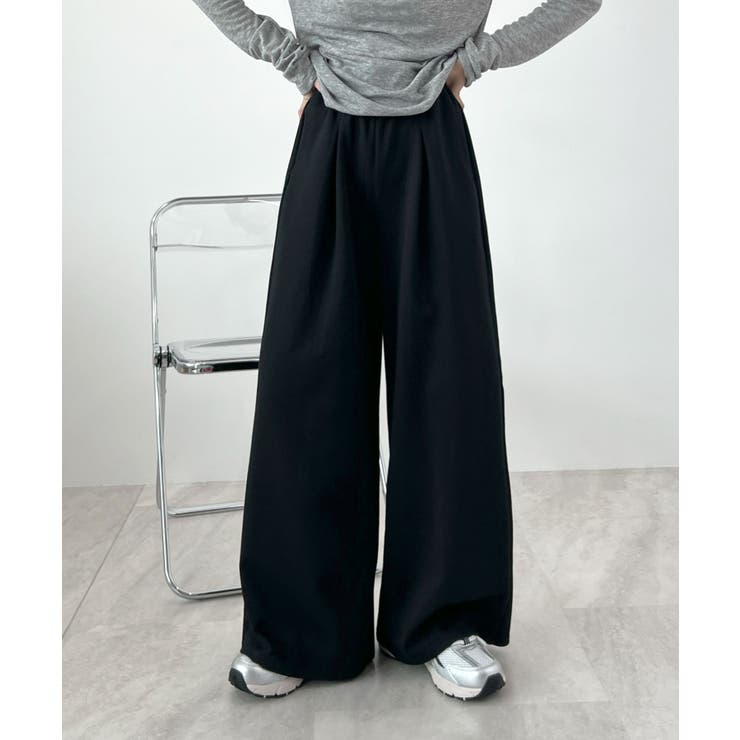 ラフだけど上品。タックスウェットパンツ | futier land | 詳細画像14 