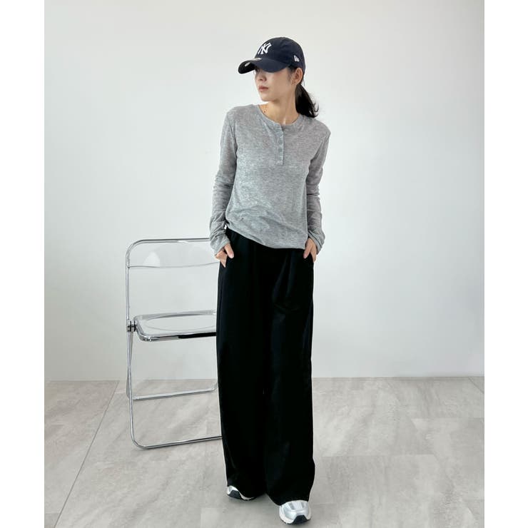 ラフだけど上品。タックスウェットパンツ | futier land | 詳細画像15 