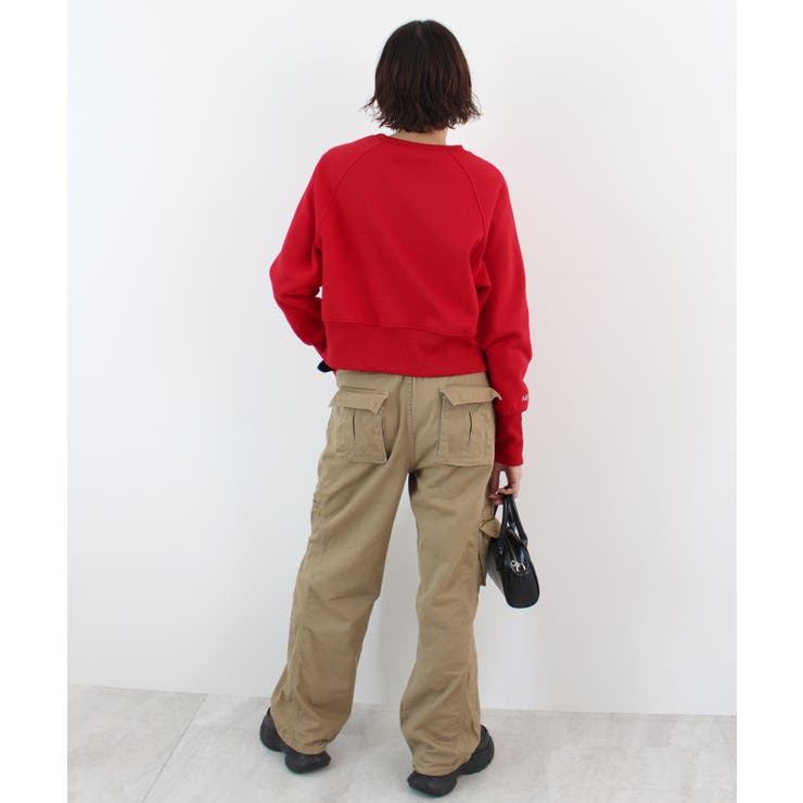 《ABYS》ロゴ刺繍ショート丈トレーナー | futier land | 詳細画像23 