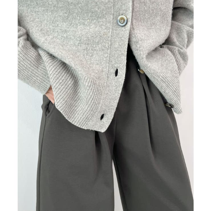 ラフだけど上品。タックスウェットパンツ | futier land | 詳細画像17 