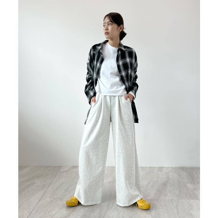 ラフだけど上品。タックスウェットパンツ | futier land | 詳細画像26 