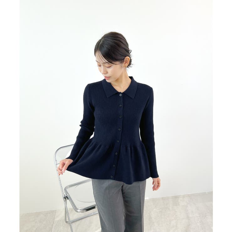 春新色追加！上品な大人へ。ペプラムリブニット | futier land | 詳細画像32 