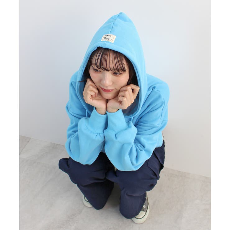 《ABYS》クロップド丈が相性抜群◎ダブルジップショート丈パーカー  | futier land | 詳細画像17 