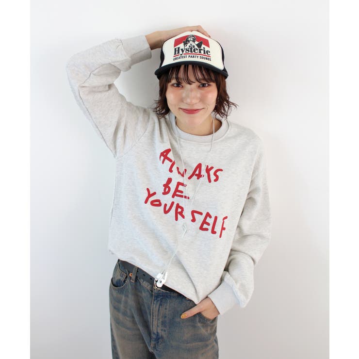 《ABYS》カジュアルに映える。配色ロゴプリント裏毛スウエット | futier land | 詳細画像12 