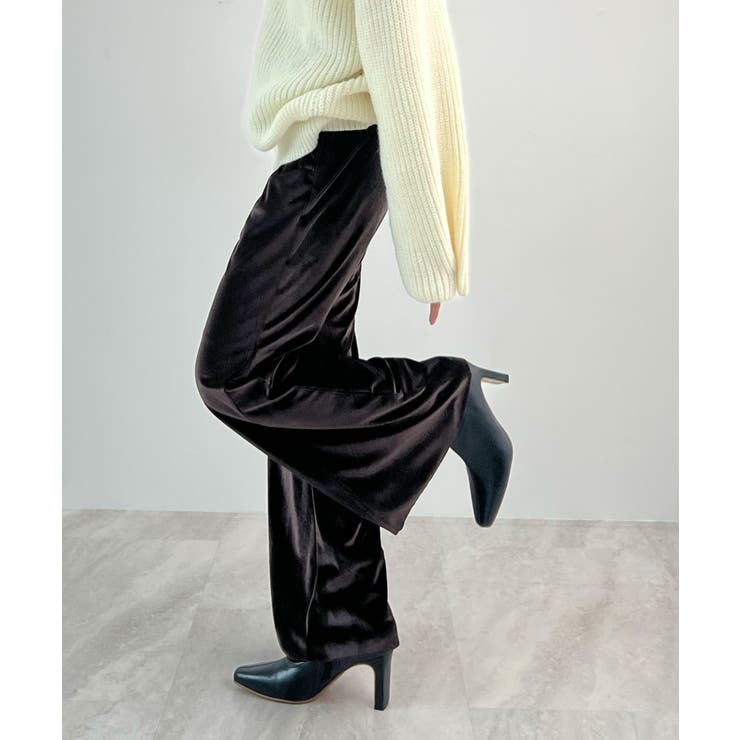 上品リラックスを叶える。ベロアパンツ | futier land | 詳細画像17 