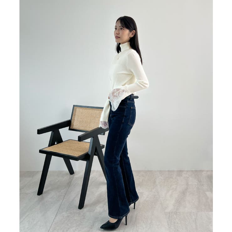 ふとした仕草まで美しく。袖レースリブKNIT | futier land | 詳細画像16 