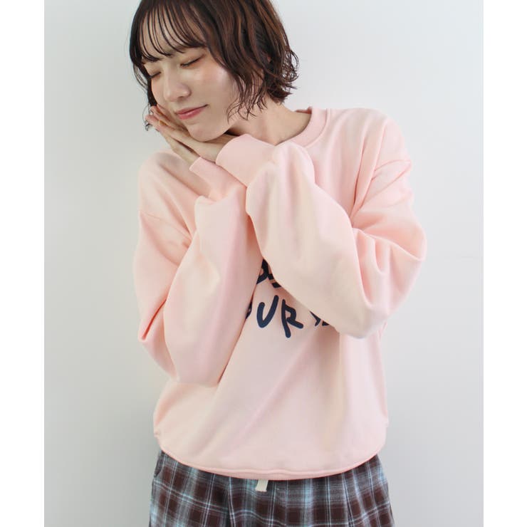 《ABYS》カジュアルに映える。配色ロゴプリント裏毛スウエット | futier land | 詳細画像19 