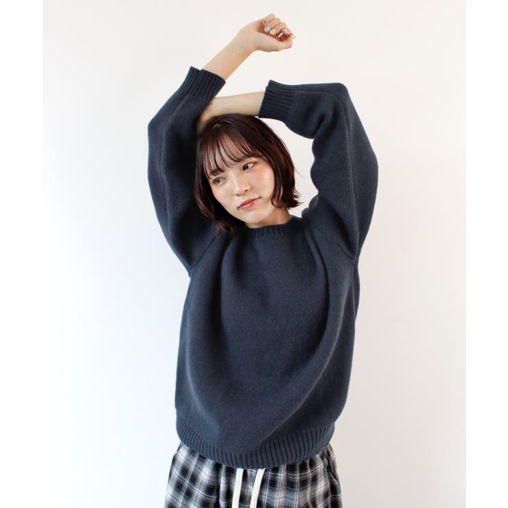 《ABYS》後ろ姿も可愛く決まる。バックロゴニットトップス | futier land | 詳細画像24 