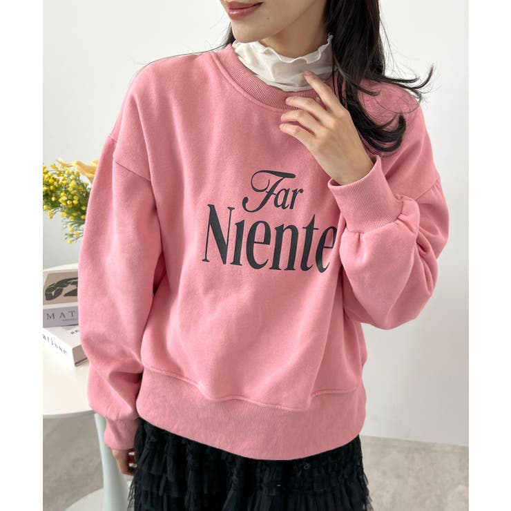 コンパクトで今っぽい。短丈ロゴスウェット | futier land | 詳細画像15 