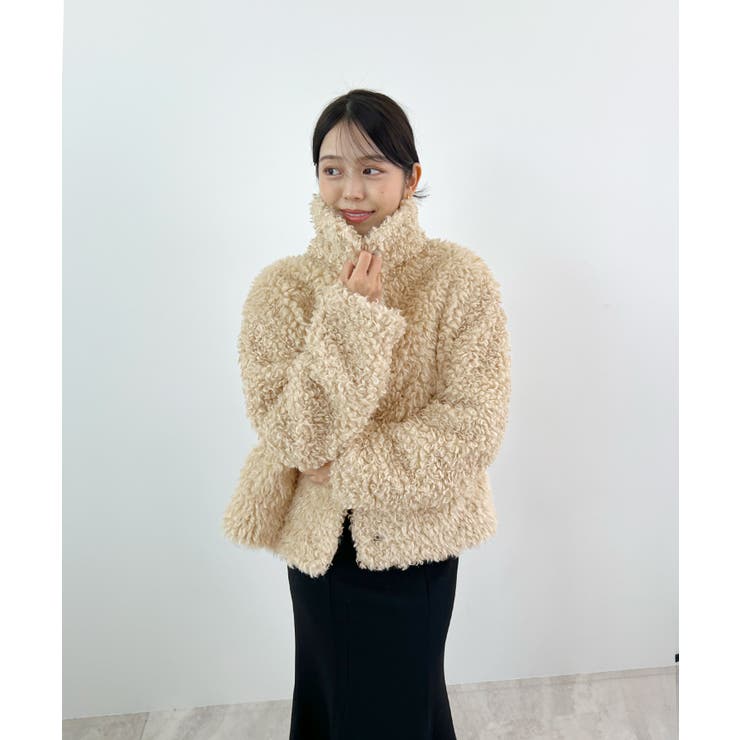 もこもこプードルファー。2wayカラープードルジャケット | futier land | 詳細画像23 