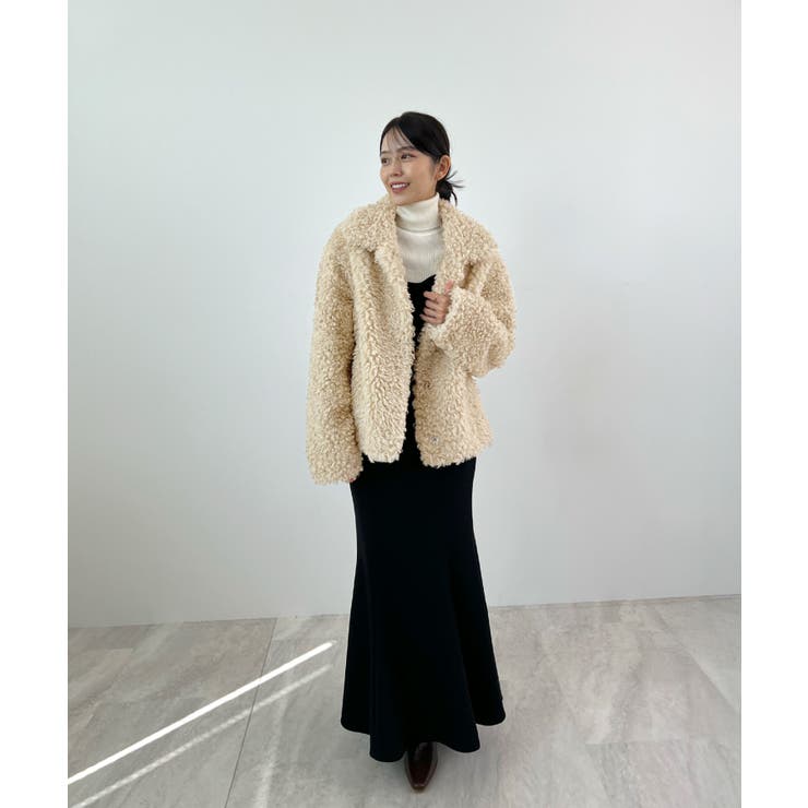 もこもこプードルファー。2wayカラープードルジャケット | futier land | 詳細画像24 