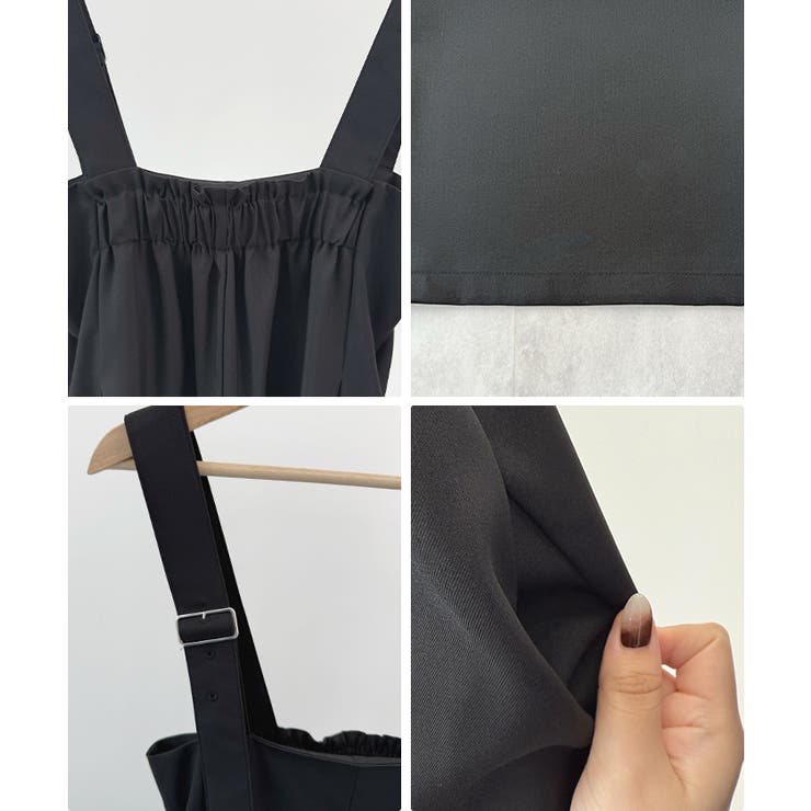 モードなムード香る。ベルトショルダーサロペット | futier land | 詳細画像8 