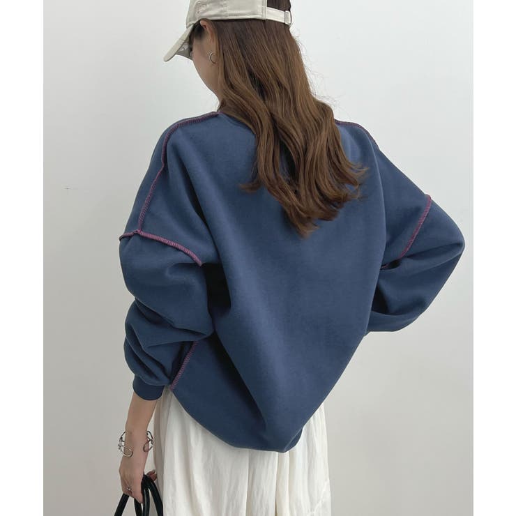 オトナ配色カラー。リンキングスウェットプルオーバー | futier land | 詳細画像35 