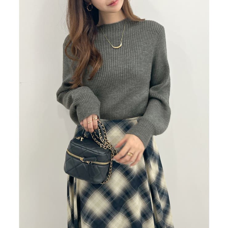 VAINL ARCHIVE バルーン オーバーシルエット リネンニット VAINL ARCHIVE バルーン オーバーシルエット リネンニット