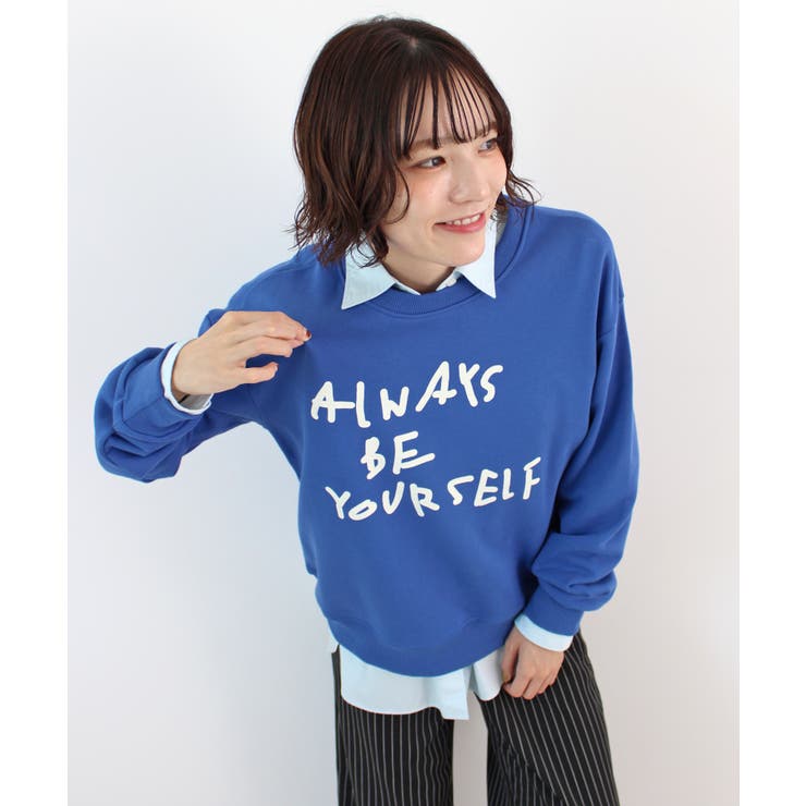 《ABYS》カジュアルに映える。配色ロゴプリント裏毛スウエット | futier land | 詳細画像25 