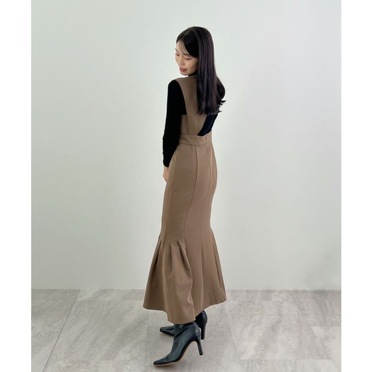 抜かりない360度美シルエット。サイドタックマーメイドワンピース | futier land | 詳細画像18 