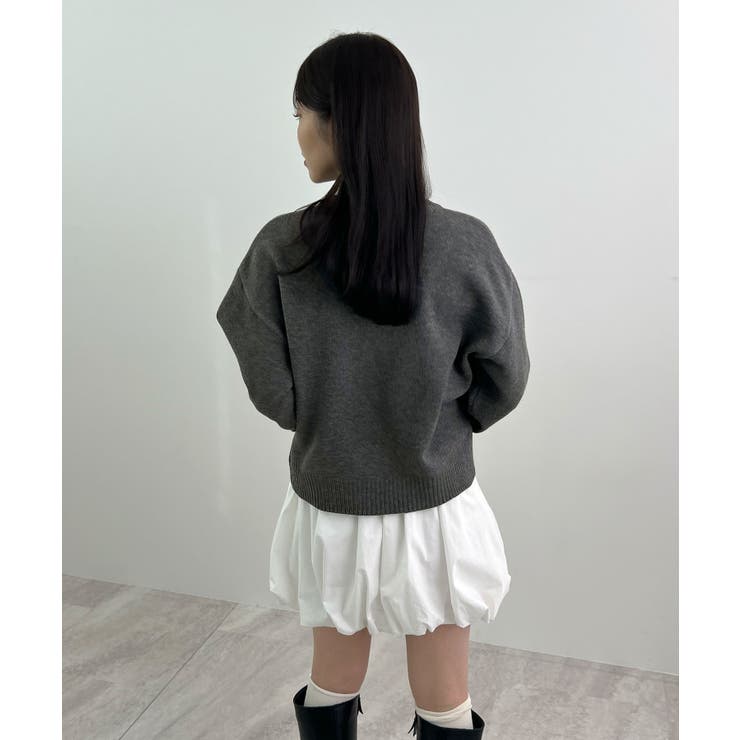 見るたび癒される。ふわふわフェザードッグニットトップス | futier land | 詳細画像22 