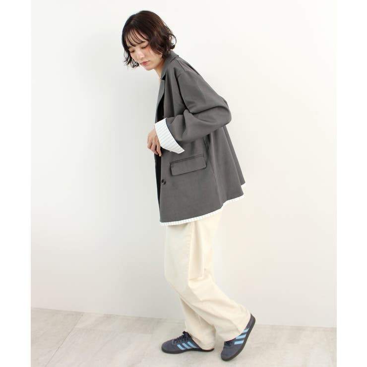 オーバーサイズ×レイヤードで旬を纏う。レイヤードダブルテーラードジャケット | futier land | 詳細画像23 