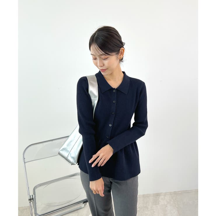 春新色追加！上品な大人へ。ペプラムリブニット | futier land | 詳細画像36 