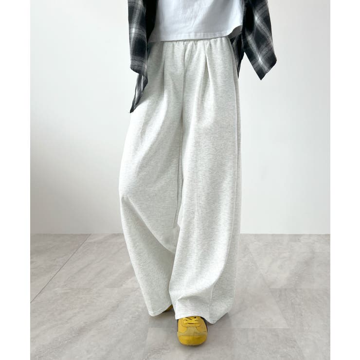 ラフだけど上品。タックスウェットパンツ | futier land | 詳細画像27 