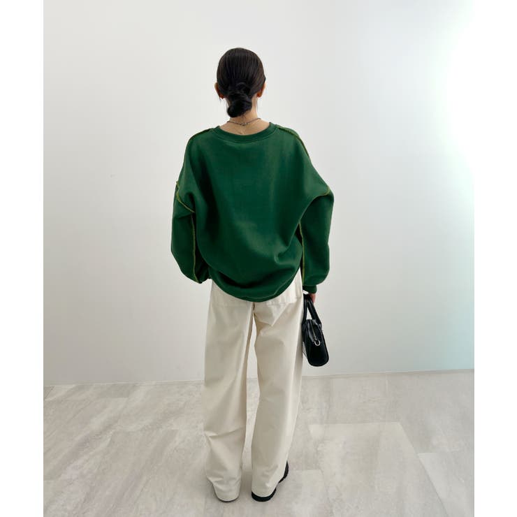 オトナ配色カラー。リンキングスウェットプルオーバー | futier land | 詳細画像52 