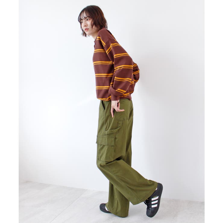 《ABYS》ゆるっとキマる、主役ボトム。ワイドカーゴパンツ | futier land | 詳細画像16 