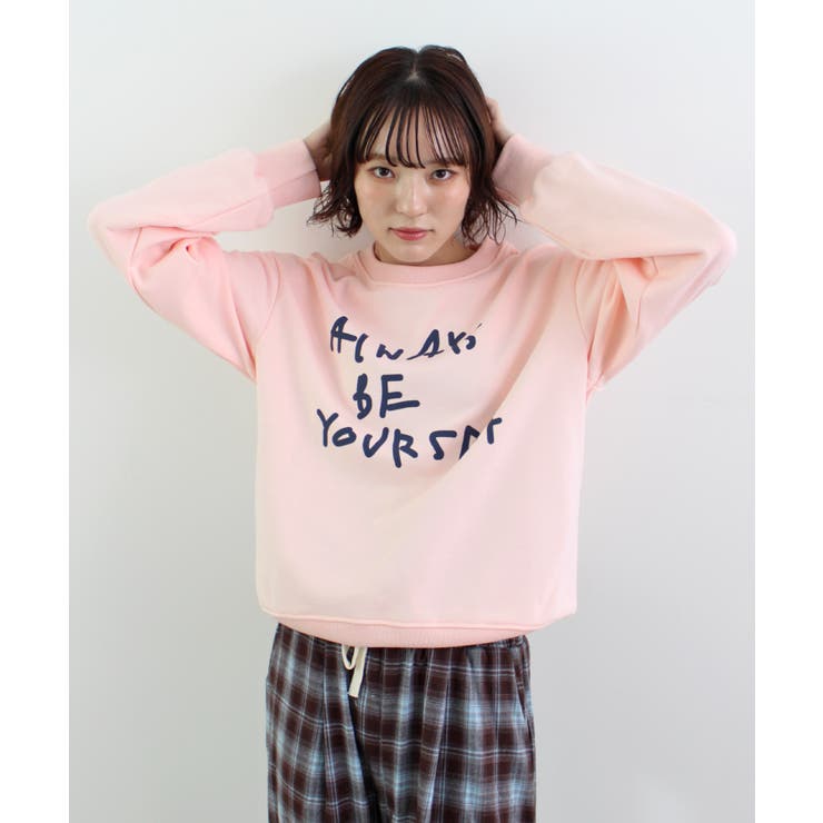 《ABYS》カジュアルに映える。配色ロゴプリント裏毛スウエット | futier land | 詳細画像16 