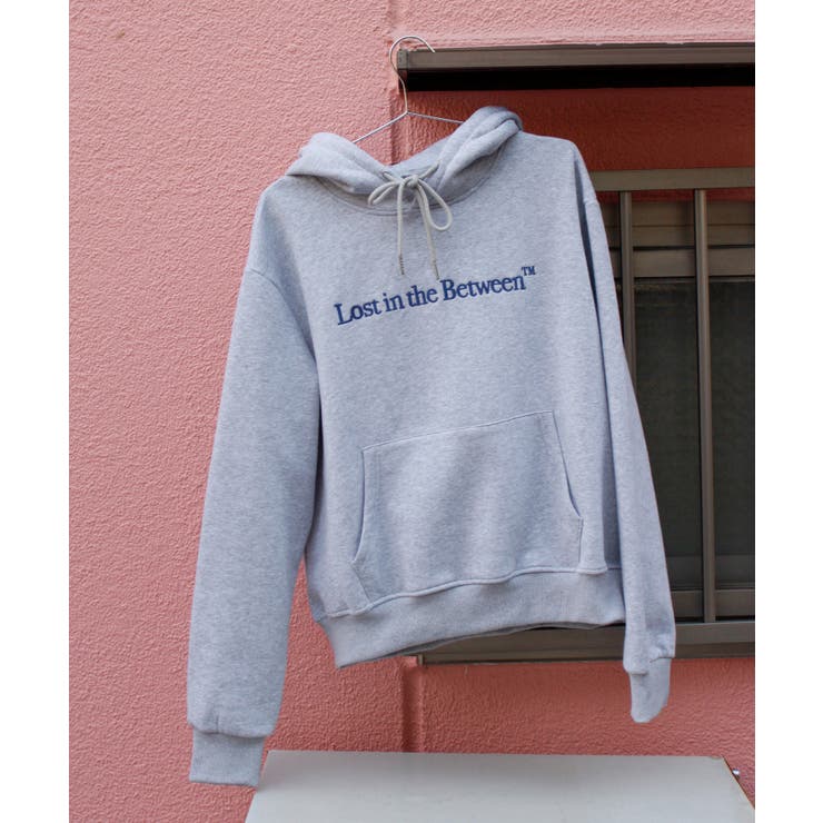 杢グレー | 《ABYS》裏起毛であったか。ロゴ刺繡パーカー/フーディ | futier land