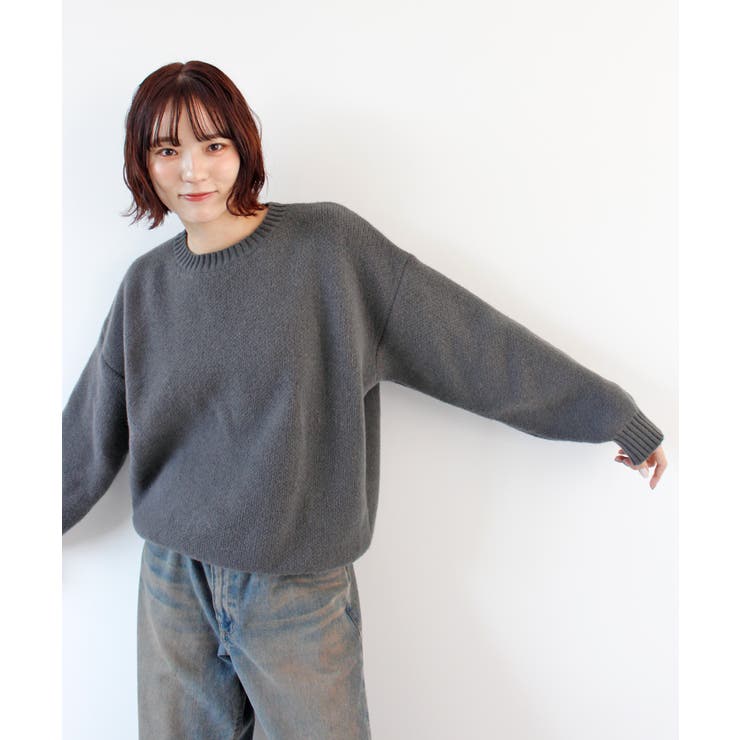 《ABYS》後ろ姿も可愛く決まる。バックロゴニットトップス | futier land | 詳細画像18 