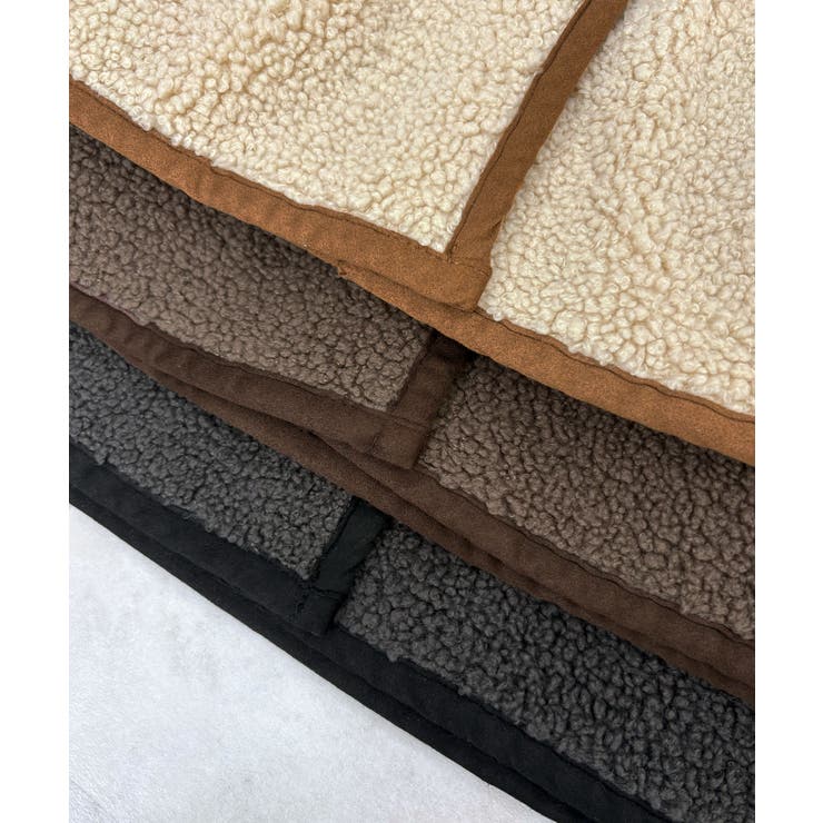 こなれ配色で差がつく。配色パイピングボアブルゾン | futier land | 詳細画像31 