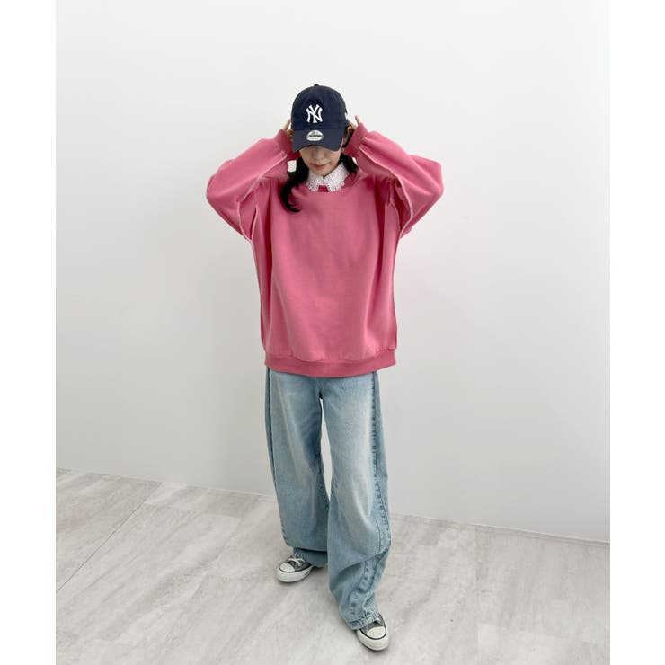 オトナ配色カラー。リンキングスウェットプルオーバー | futier land | 詳細画像61 