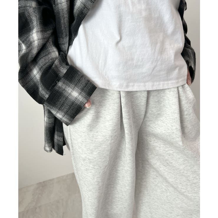 ラフだけど上品。タックスウェットパンツ | futier land | 詳細画像22 