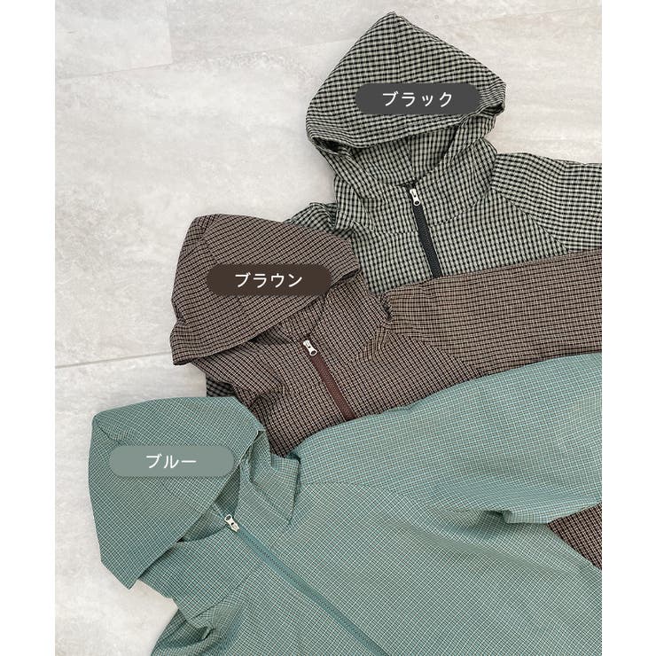 《ABYS》ストリートに映える。チェックジップパーカー/フーディ | futier land | 詳細画像3 