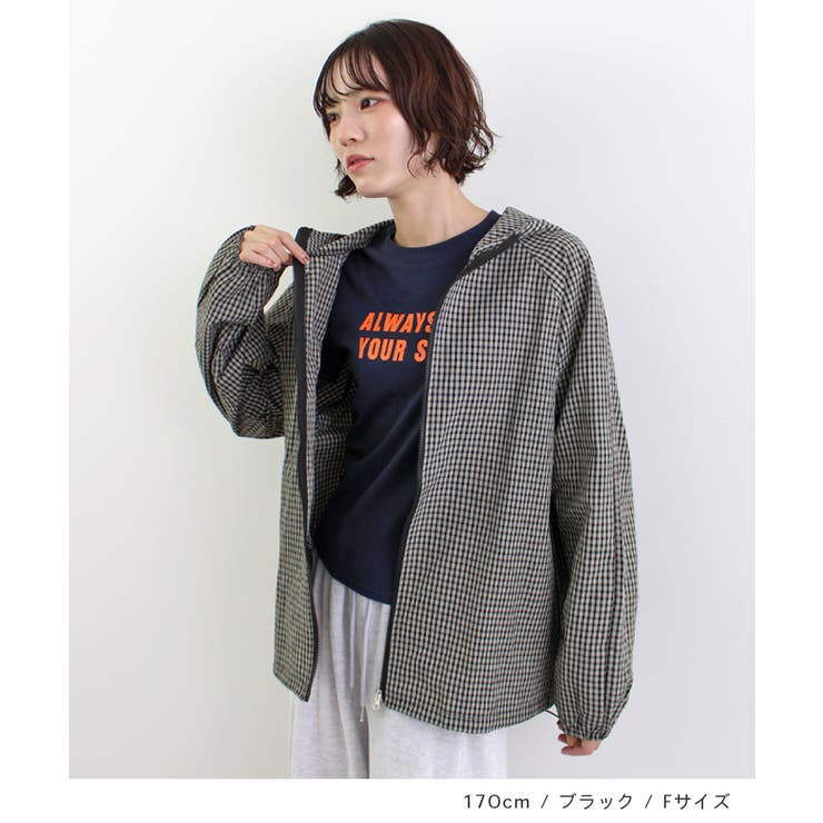 《ABYS》ストリートに映える。チェックジップパーカー/フーディ | futier land | 詳細画像6 