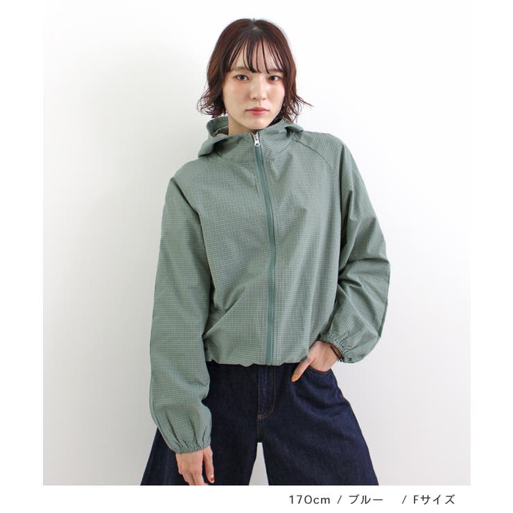 《ABYS》ストリートに映える。チェックジップパーカー/フーディ | futier land | 詳細画像7 